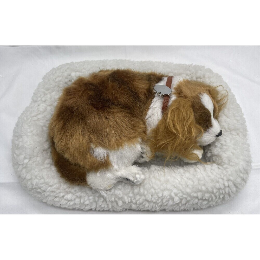 Perfect Petzzz Realistic Breathing Lifelike Cuddly Dog Cavalier King Charles Pup